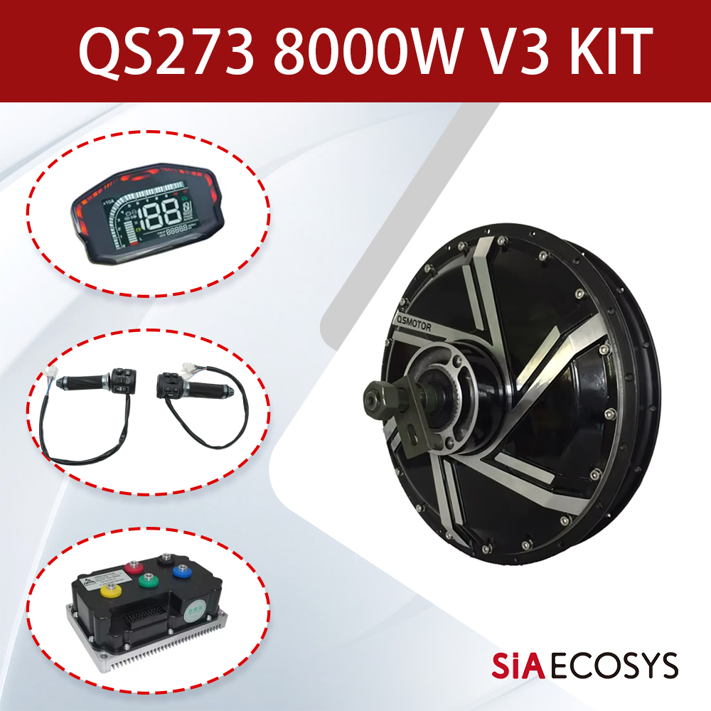 Qs273 Hub Motor 8000W 72V - QSMOTOR QS273 V3 8000W 72V 허브