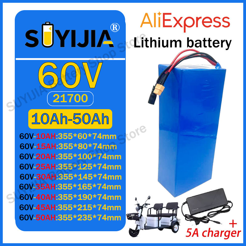 21700 60V 50Ah 45Ah 20Ah 25Ah  - 60V 30Ah Electric Scooter Battery 리뷰 및 가격