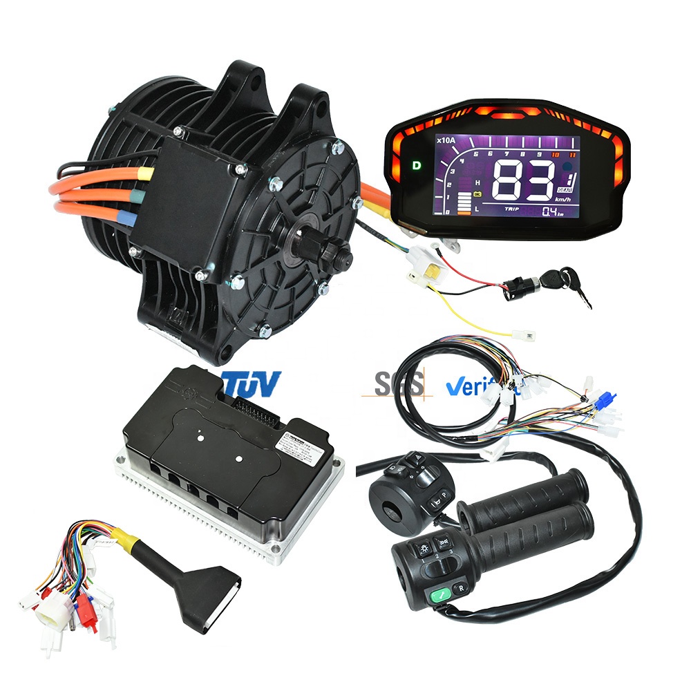 MOTOR PMSM 내부 로터 중앙 구동 모터 72V  - Mid Drive Motor Kit 72V 3000W 리뷰 및 가격