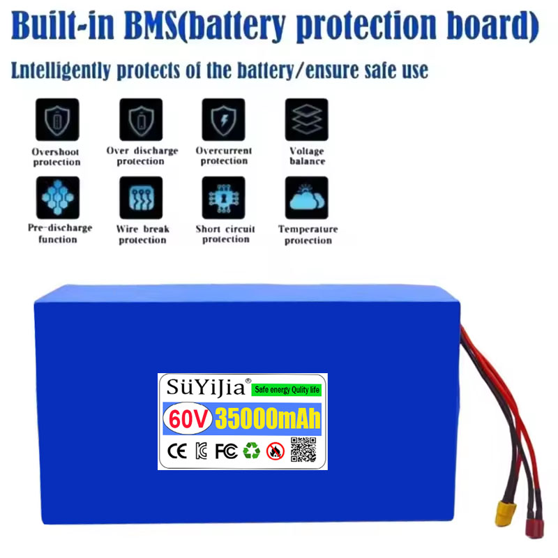 60V 35Ah 18650 리튬 이온 배터리 팩 200 - 60V 30Ah Electric Scooter Battery 리뷰 및 가격